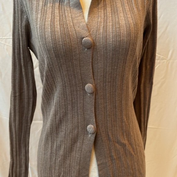 Long ribbed polo sweater tunic - Picture 3 of 6